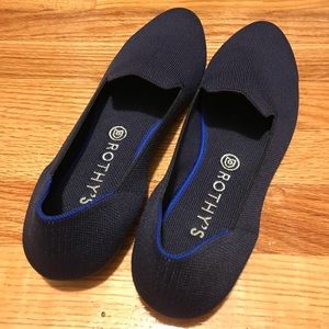 Rothys size 11.5 Navy Loafers